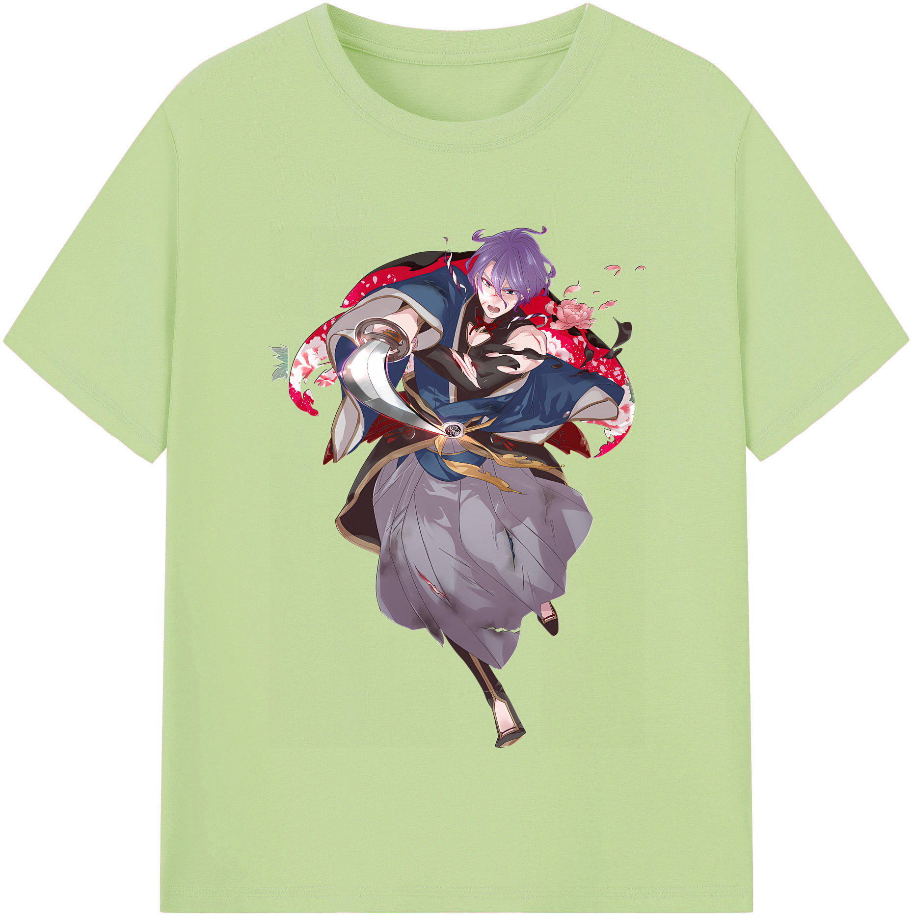 （画像用） 刀剣乱舞 Touken Ranbu 綿100％半袖Tシャツ（フロントプリント）